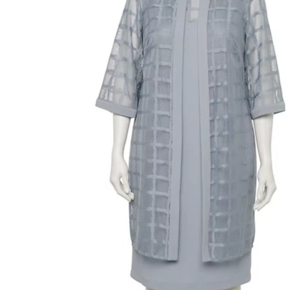 Sheath Evening Dress & Georgette Jacket Set